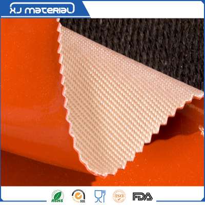 0.4mm silicon coated glass fabric with heat shield